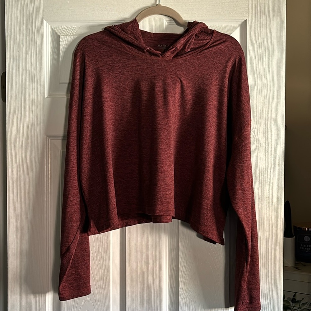 Athleta cropped hoodie